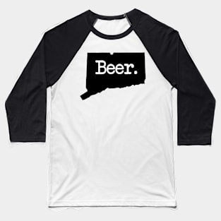 Connecticut Beer CT Baseball T-Shirt